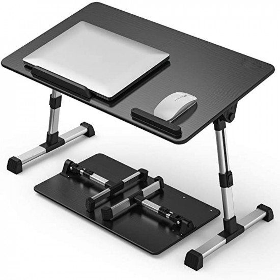 Adjustable Laptop Desk With Cooling Fan Foldable Notebook Laptop Stand ...